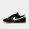 Nike Dunk Low Retro Se Casual Shoes In Black/grey/gum