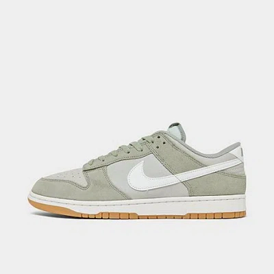 Nike Dunk Low Retro Se Casual Shoes In Jade Horizon/light Silver/gum Yellow/summit White