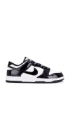 Nike Dunk Low Retro Sneakers In White Suede And Leather In White