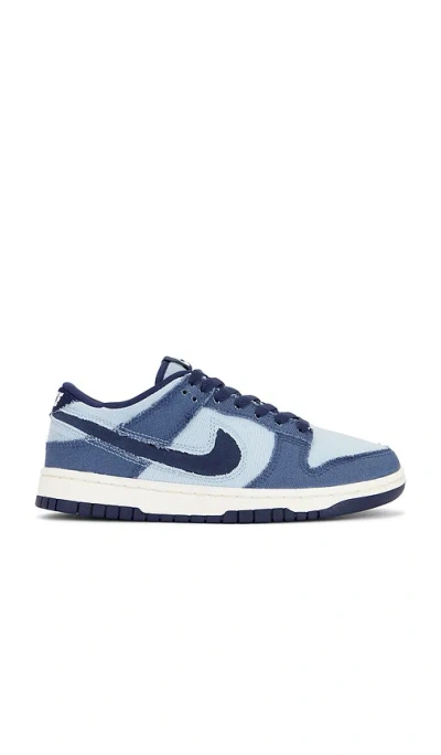 Nike Dunk Low Retro Se Sneakers In Lt Armory Blue/midni