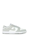 Nike Dunk Low Retro Sneakers In Grey Leather In White & Light Pumice