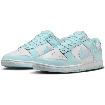 Nike Dunk Low Retro Sneaker In White/ Glacier Blue