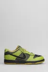 Nike Dunk Low Retro Sneakers In Green Leather In Green