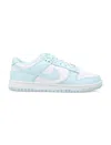 Nike Dunk Low Retro Sneakers In Baby Blue And White In White Glacier Blue