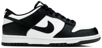 Pre-owned Nike Kids' Dunk Low Retro White Black Panda (gs)