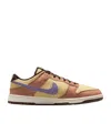 Nike Dunk Low Retro Sneakers In Brown