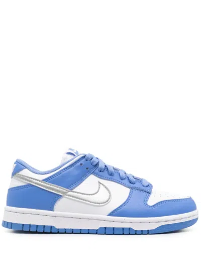Nike Dunk Low "royal Purse/metallic Silver" Sneakers In 402 Royal Pulse/metallic Silver