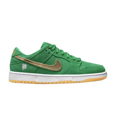 Pre-owned Nike Dunk Low Sb Ps 'st. Patrick's Day' | Green | Kid's Size 12
