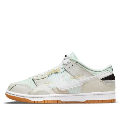 Nike Dunk Low Scrap "sea Glass" Sneakers In White