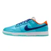 Nike Dunk Low Se Baltic Blue Total Orange In Blue