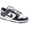 Nike Dunk Low Retro Sneakers In White Suede And Leather In White