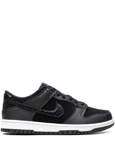 Nike Kids' Dunk Low Se "black Croc" Sneakers