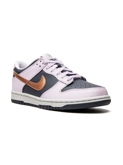 Nike Kids' Dunk Low Se "copper Swoosh" Sneakers In Blue