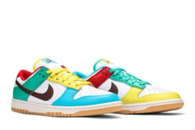 Pre-owned Nike Dunk Low Se Free.99 - White Dh0952-100 In White/light Chocolate/roma Green