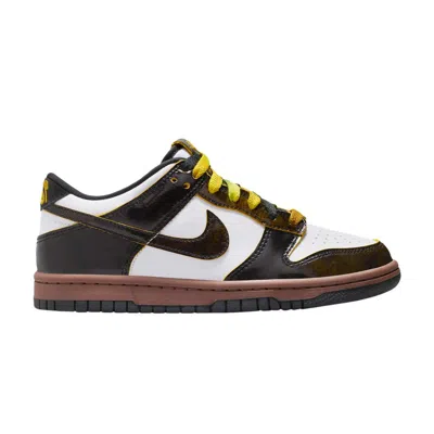 Pre-owned Nike Dunk Low Se Gs 'panda-monium Pack - Fauna Brown' | Kid's Size 6.5