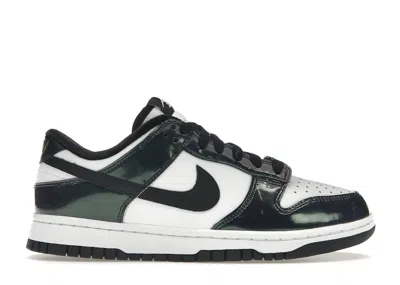 Pre-owned Nike Dunk Low Se Just Do It Iridescent (women's) Sneakers In Black