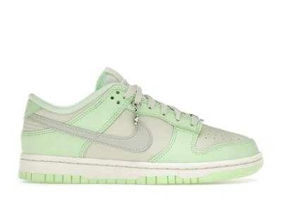 Pre-owned Nike Dunk Low Se Next Nature (women's) Sneakers In Sea Glass/light Silver/vapor Green