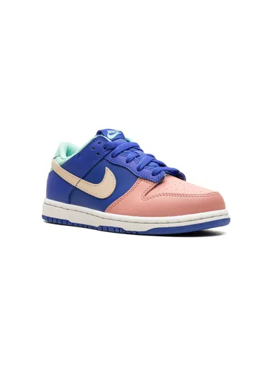 Nike Kids' Boys  Dunk Low Se In Emerald Rise/hyper Royal/sanddrift