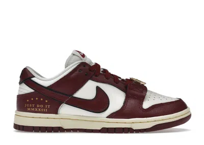 Pre-owned Nike Dunk Low Se Sisterhood (women's) Sneakers In Sail/team Red/black In Multi
