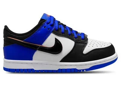 Pre-owned Nike Dunk Low Se Sneakers In White/racer Blue/hyper Crimson In Multi