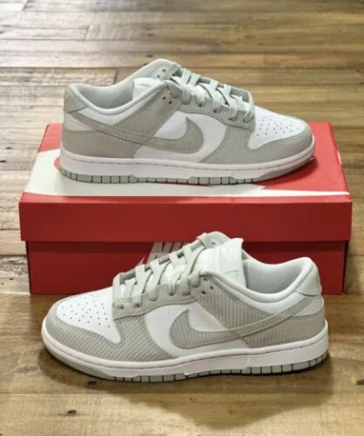Pre-owned Nike Dunk Low Silver Corduroy