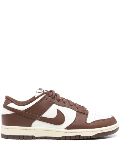 Nike Dunk Low Retro Casual Shoes Size 11 Leather In Brown