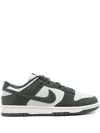 Nike Dunk Low Sneakers In White Green
