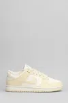 Nike Dunk Low Sneakers In Beige Suede And Leather