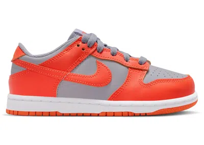 Pre-owned Nike Dunk Low Sneakers In Cement Grey/team Orange/white