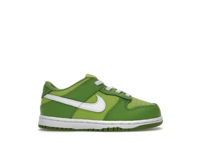 Pre-owned Nike Dunk Low Sneakers In Chlorophyll/white/vivid Green In Multi