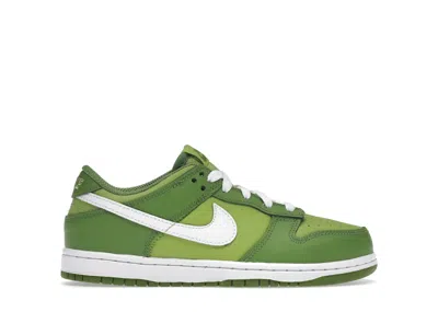 Pre-owned Nike Dunk Low Sneakers In Chlorophyll/white/vivid Green