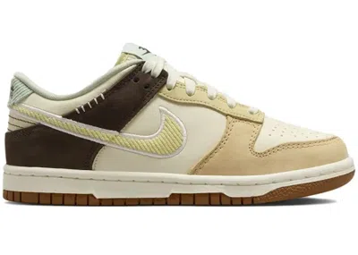 Pre-owned Nike Dunk Low Sneakers In Coconut Milk/sail/soft Yellow