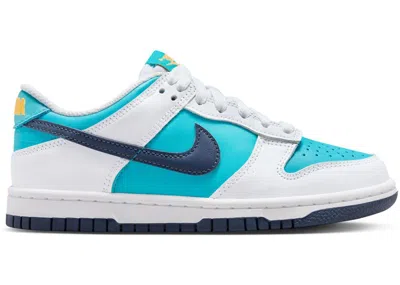 Pre-owned Nike Dunk Low Sneakers In Dusty Cactus/thunder Blue/white In Multi