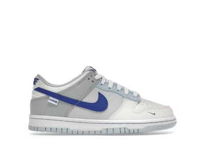Pre-owned Nike Dunk Low Sneakers In Ivory/hyper Royal/white In Multi