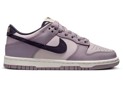 Pre-owned Nike Dunk Low Sneakers In Light Violet Ore/platinum Violet/team Gold