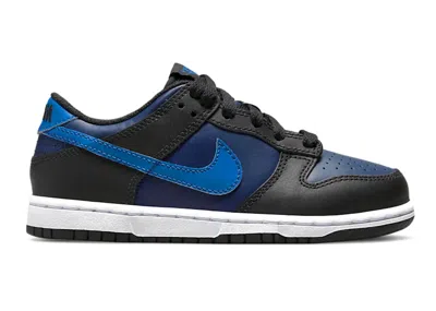 Pre-owned Nike Dunk Low Sneakers In Midnight Navy Blue/black/game Royal