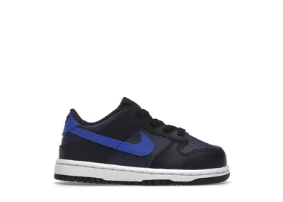 Pre-owned Nike Dunk Low Sneakers In Midnight Navy Blue/black/game Royal