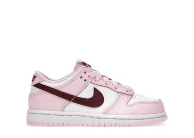 Pre-owned Nike Dunk Low Sneakers In Pink/red/white