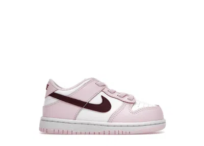 Pre-owned Nike Dunk Low Sneakers In Pink/red/white