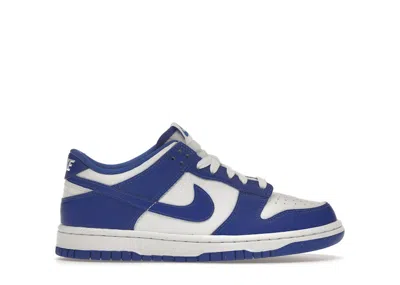 Pre-owned Nike Dunk Low Sneakers In Racer Blue/white In Multi