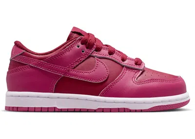 Pre-owned Nike Dunk Low Sneakers In Team Red/sweet Beet/white