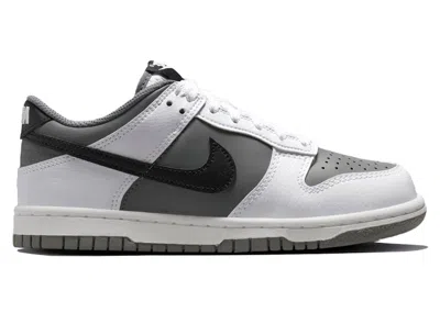 Pre-owned Nike Dunk Low Sneakers In White/black/smoke Grey