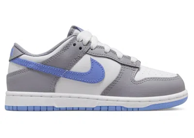 Pre-owned Nike Dunk Low Sneakers In White/cement Grey/royal Pulse