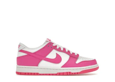 Pre-owned Nike Dunk Low Sneakers In White/laser Fuchsia In Multi
