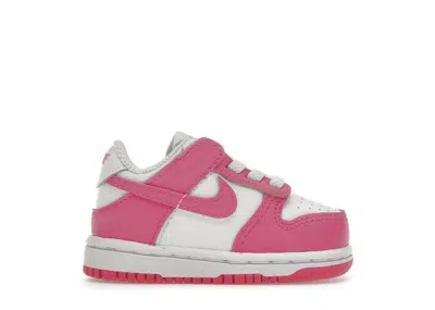Pre-owned Nike Dunk Low Sneakers In White/laser Fuchsia