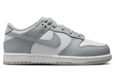 Pre-owned Nike Dunk Low Sneakers In White/light Smoke Grey In Gray