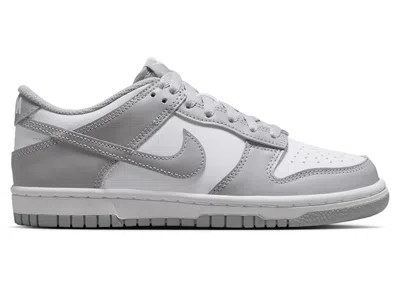 Pre-owned Nike Dunk Low Sneakers In White/light Smoke Grey