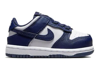 Pre-owned Nike Dunk Low Sneakers In White/midnight Navy Blue