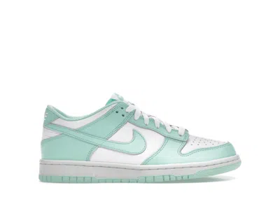 Pre-owned Nike Dunk Low Sneakers In White/mint Foam