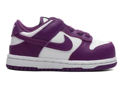 Pre-owned Nike Dunk Low Sneakers In White/viotech In Multi